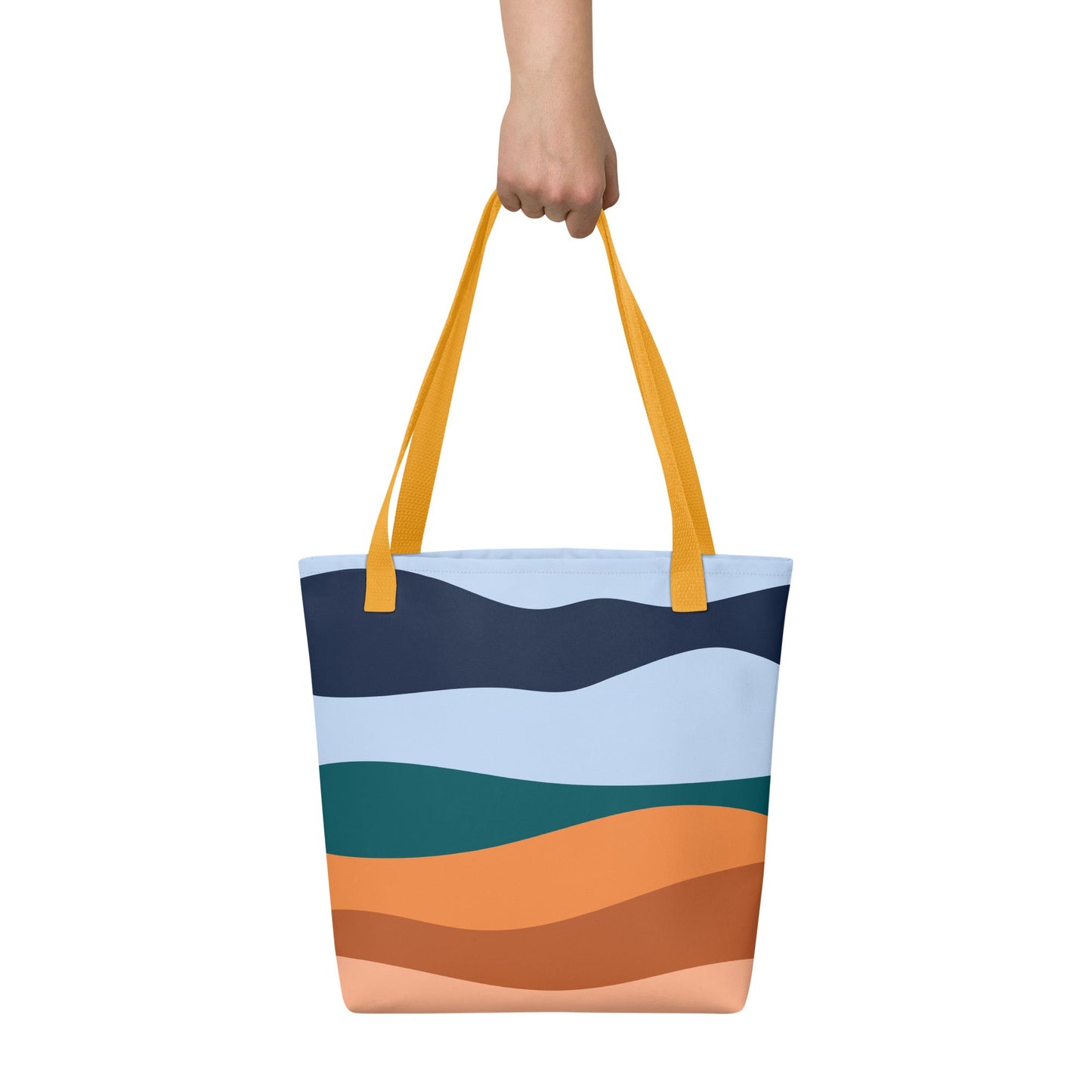 Sandbeach Orange Tote Bag - Getgoalrilla #